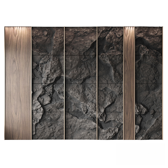Wooden Stone Texture Wall covering