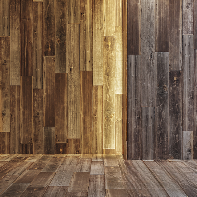 Wooden Plank Floor