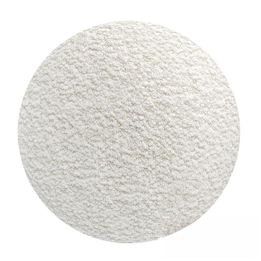 Round White Carpet