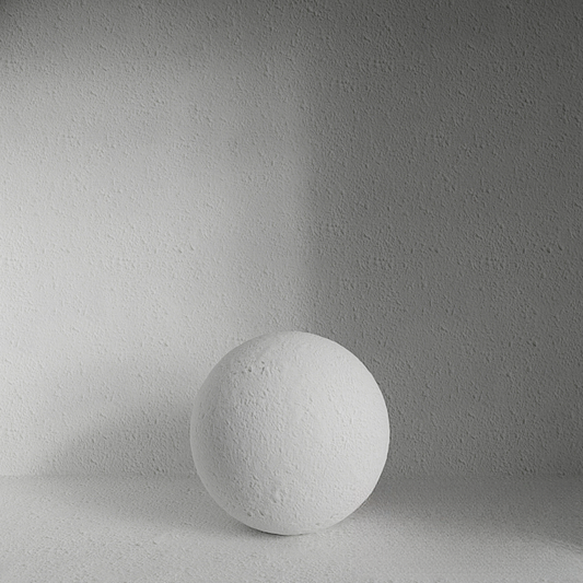 White Round Decor