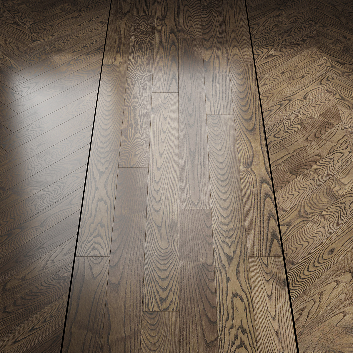 Wooden Herringbone Flooring covering