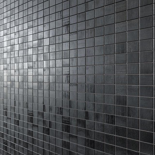 Dark Gray Square Tile covering
