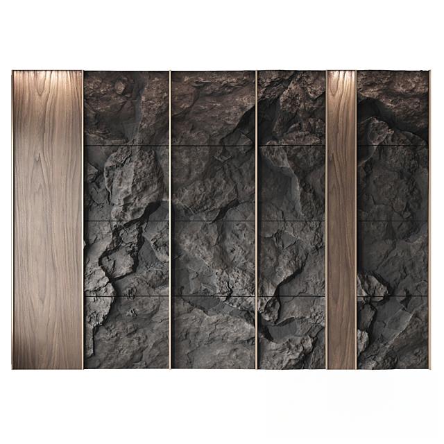 Wooden Stone Texture Wall covering