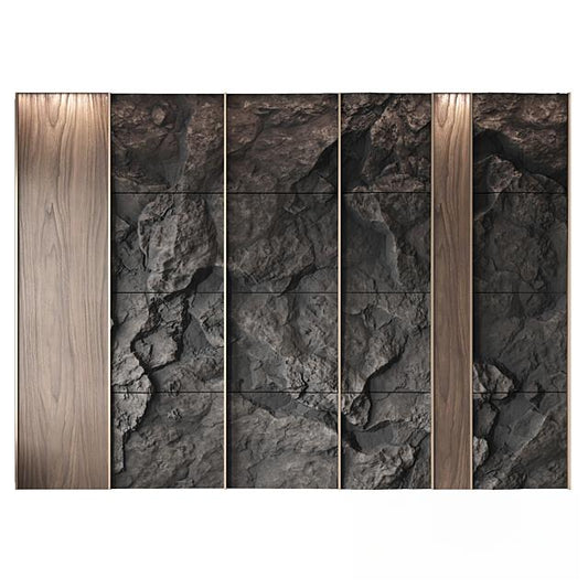 Wooden Stone Texture Wall covering