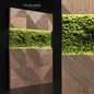 Geometric Wood Panels covering