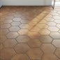 Hexagon Brown Floor covering