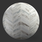 Marble Chevron Round covering