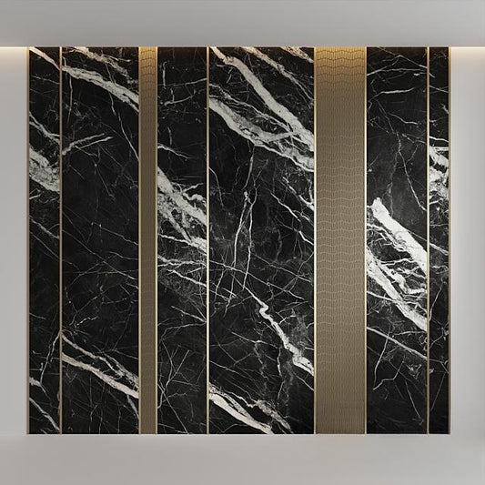 BlackWhite Marble Modern covering