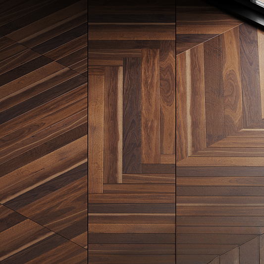 Geometric Brown Wooden