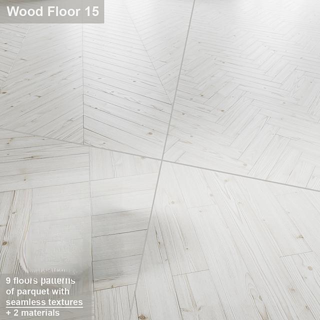 White Herringbone Wood