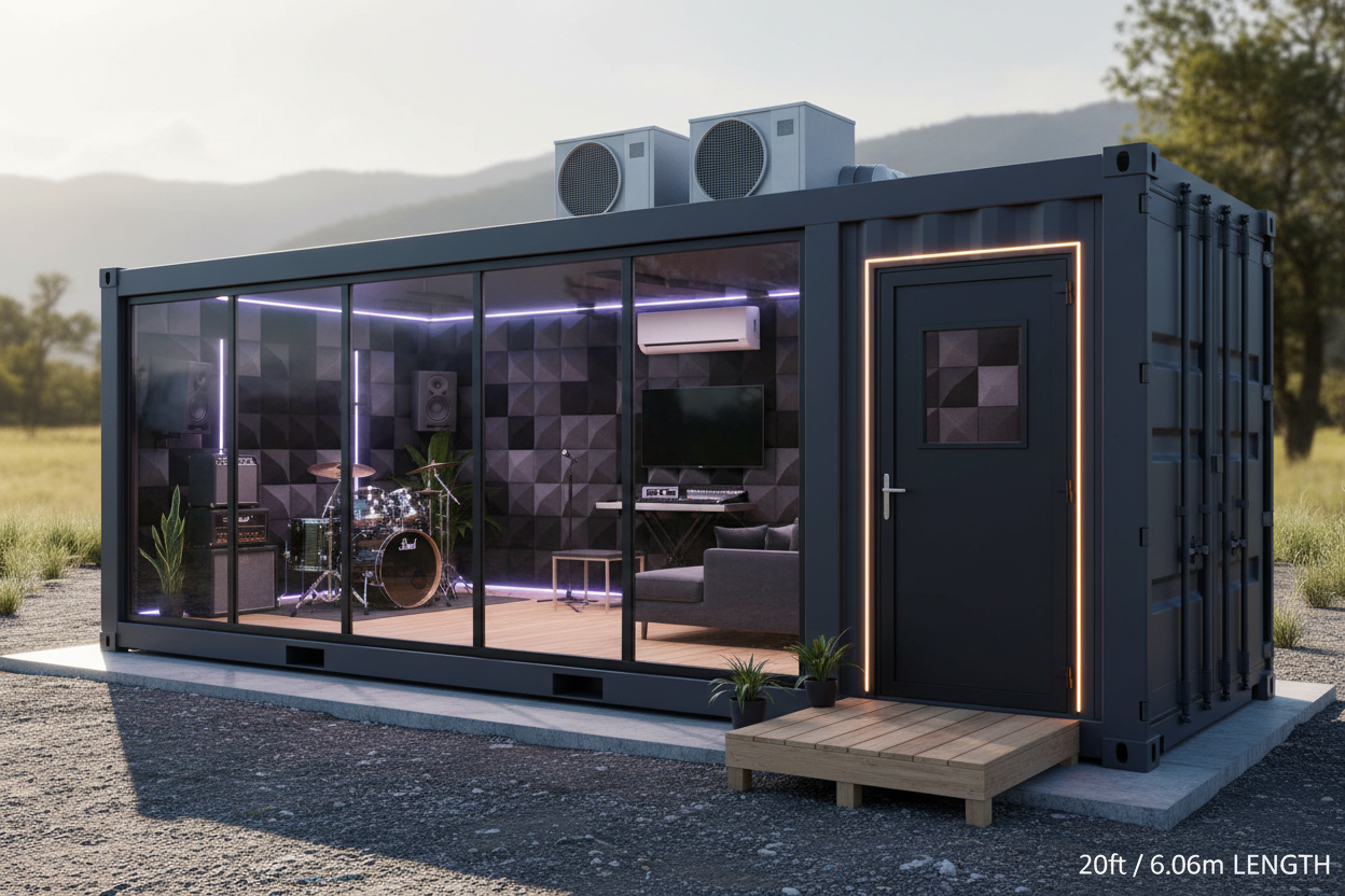Music Rehearsal Studio Container