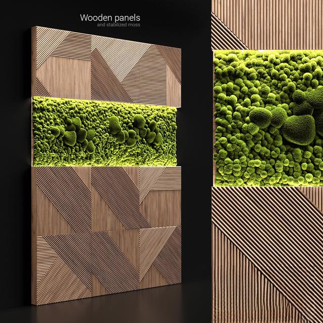 Geometric Wood Panel